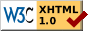 WC3 Valid XHTML
